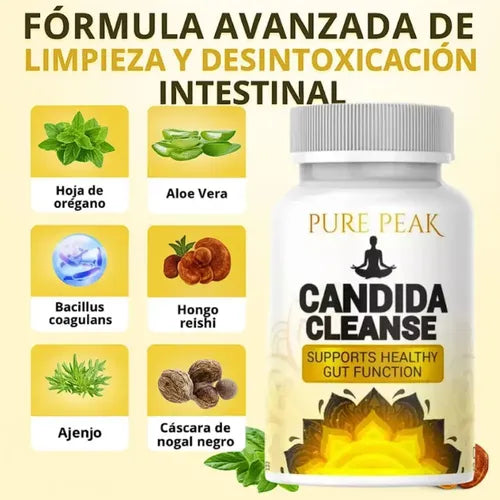 🌿 Cándida Cleanse – Equilibra tu sistema digestivo y elimina toxinas