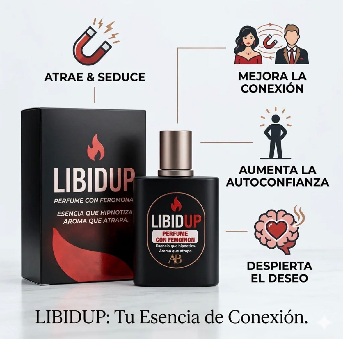 PERFUME CON FEROMONAS PARA HOMBRE.