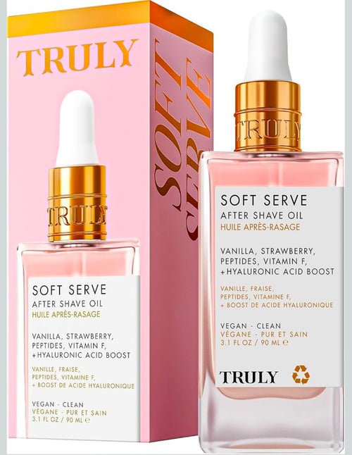 TRULY Rosado y caja de protección Aceite intimo aclarante