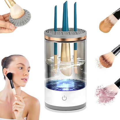 Máquina limpiadora de brochas de maquillaje